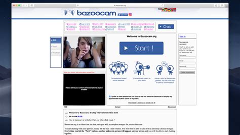 Bazoocam : Chat vidéo aléatoire